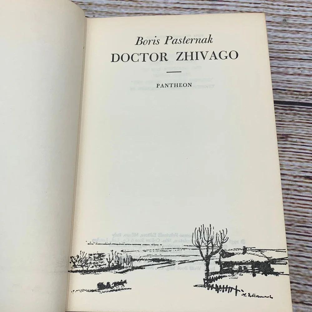 Doctor Zhivago Boris Pasternak Pantheon Books‎ 1958 Hardcover